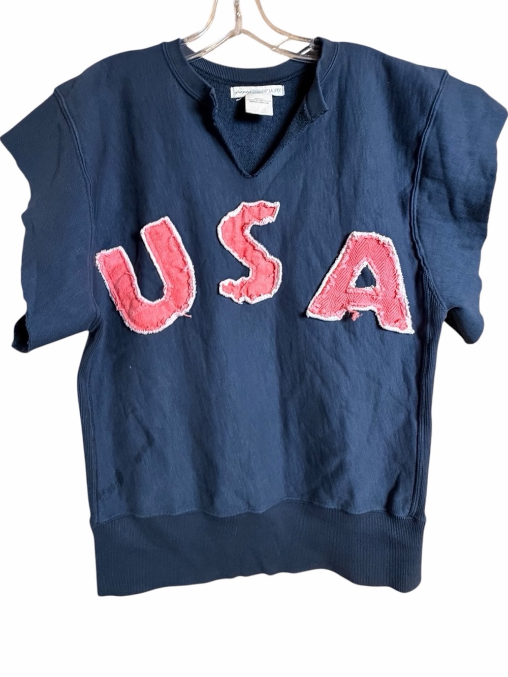 Tricia Fix x Free People USA Reworked Sweatshirt L